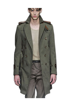 11ss collection trench coatDark Khaki Color